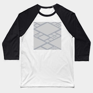 Diamond Building Pattern Baseball T-Shirt